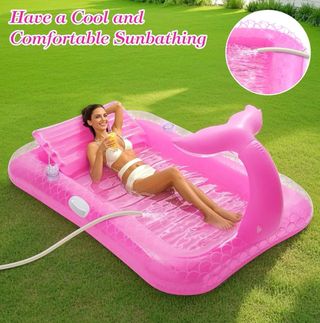 Colchoneta inflable cola sirena