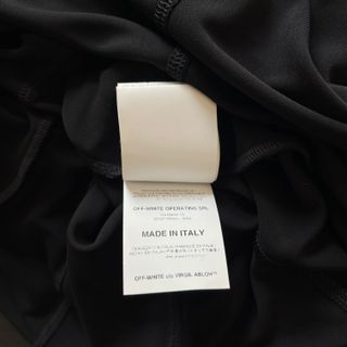 Vestito midi Offwhite Donna 40 IT - M Nero Viscosa