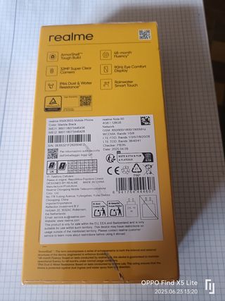 realme Note 60 128GB - Negro