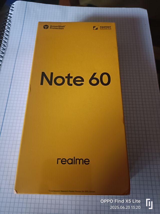 realme Note 60 128GB - Negro