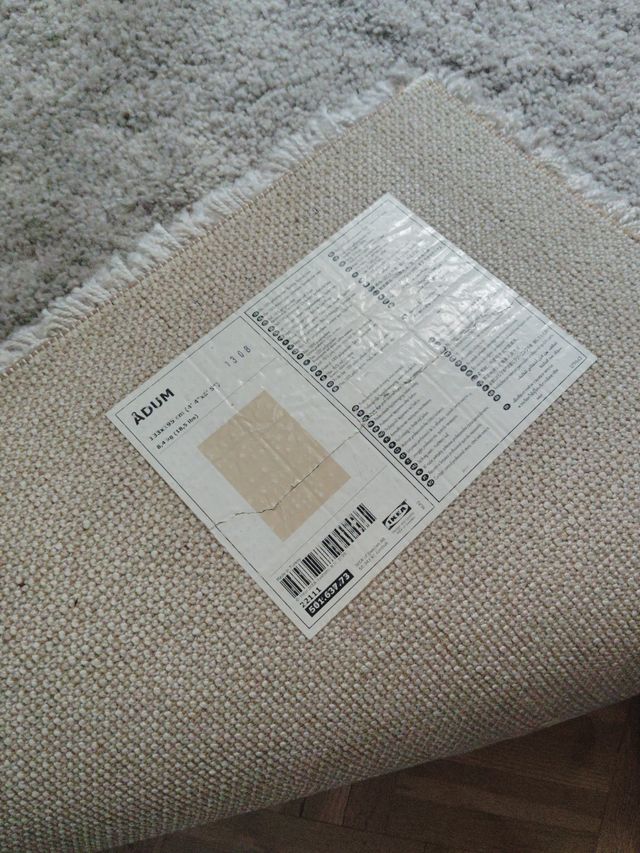 Alfombra Ikea ADLUM beige 133x195cm