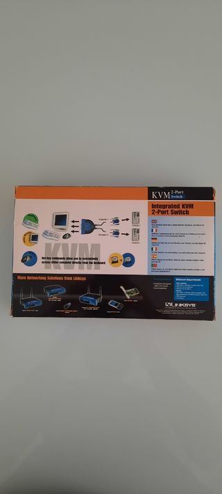 Linksys KVM Switch 2 puertos