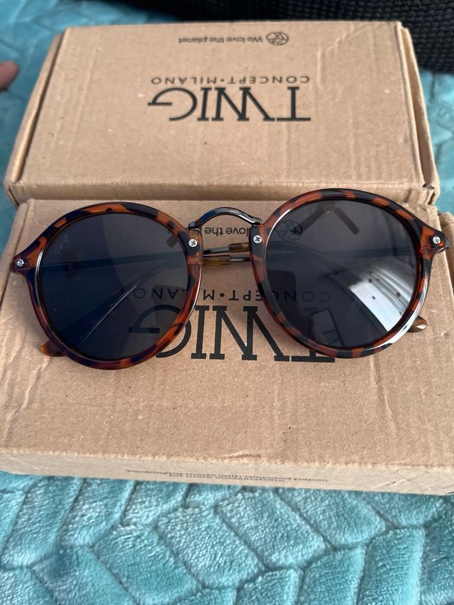 Gafas sol Twig marrón Carey