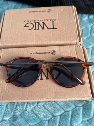 Gafas sol Twig marrón Carey