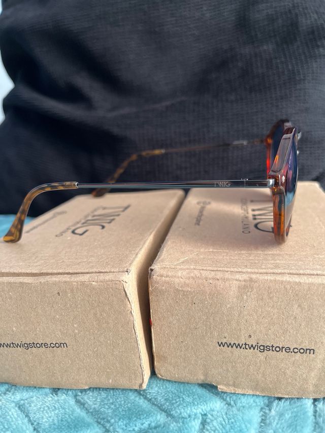 Gafas sol Twig marrón Carey