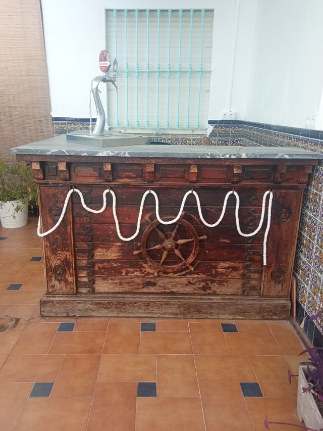 Barra Bar Jardín - Madera & Metal