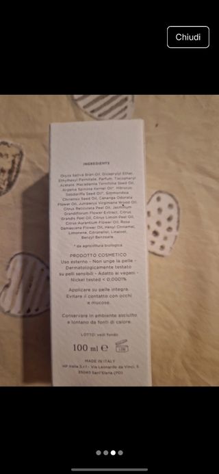 Olio corpo Nasoterapia - nuovo