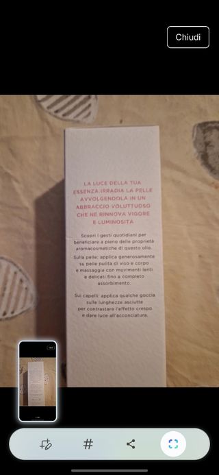 Olio corpo Nasoterapia - nuovo