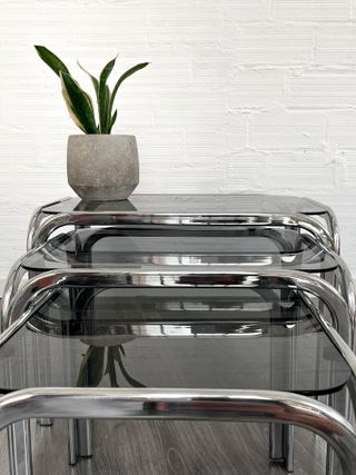 MESAS AUXILIARES NIDO VINTAGE. 70s