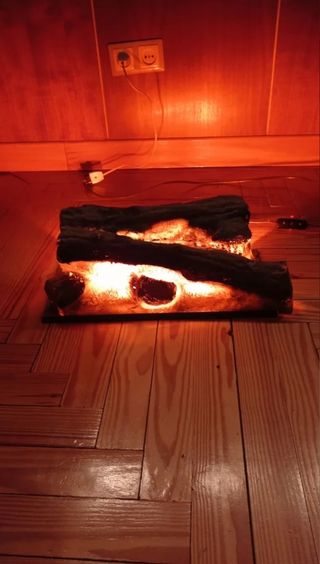 Fuego artificial chimenea - Decoración