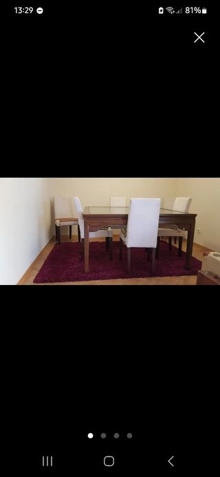 Mesa Comedor Madera - 6 Sillas