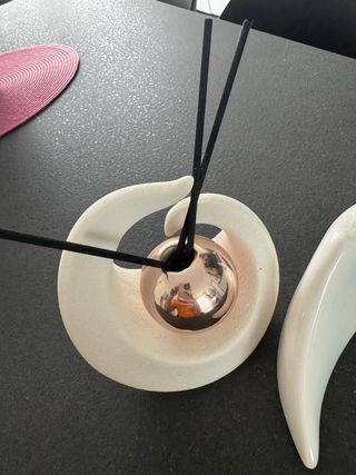 Profumatori ceramica oro bianco