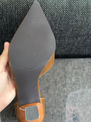 Tacones Marypaz marrones, talla 37