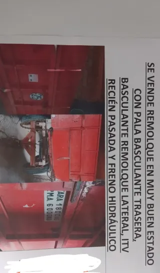 Remolque agrícola 1800/6000kg