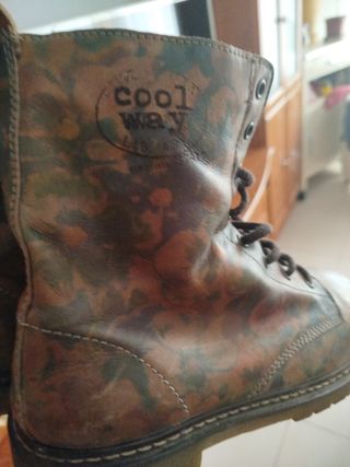 Botines Colway multicolor, talla 40.