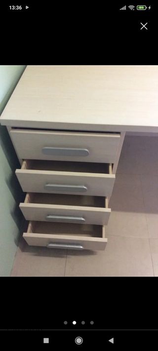 Mesa escritorio. ÚLTIMA SETMANA 
ACEPTO OFERTA