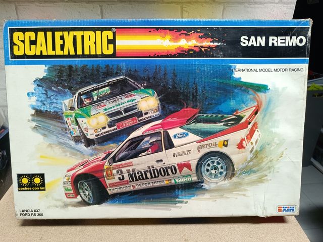 CAJA VACIA Scalextric San Remo.