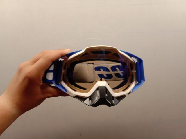 Gafas Motocross Azul y Blanco Nuevas