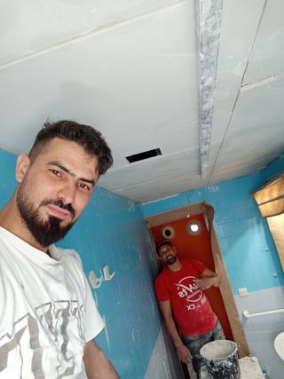 Reforma baño: yeso, pintura, pladur
