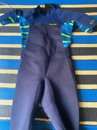 Traje neopreno niño surf Olaian