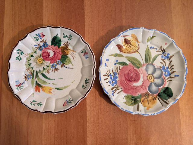 2 Piatti decorativi vintage