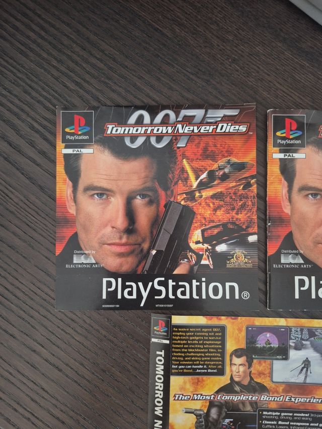 Manual e capas de Tomorrow Never Dies 007 PS1 UK