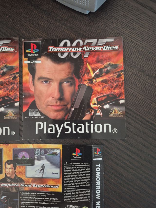 Manual e capas de Tomorrow Never Dies 007 PS1 UK