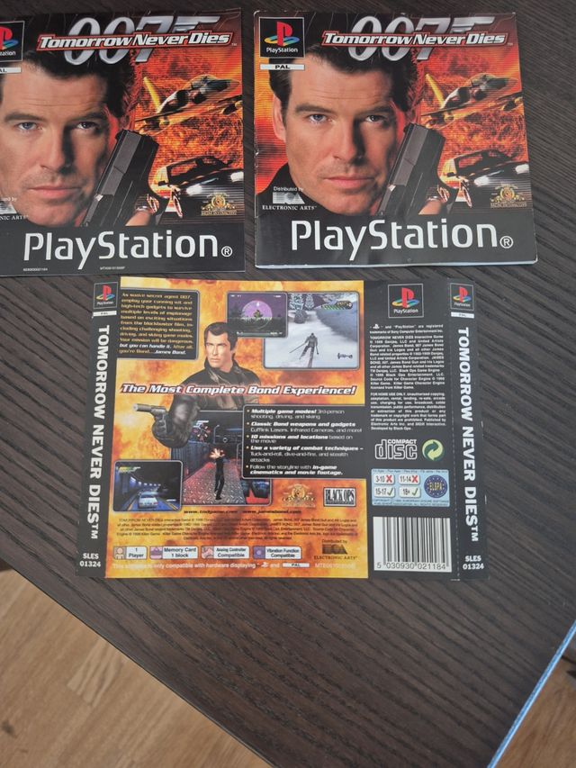 Manual e capas de Tomorrow Never Dies 007 PS1 UK