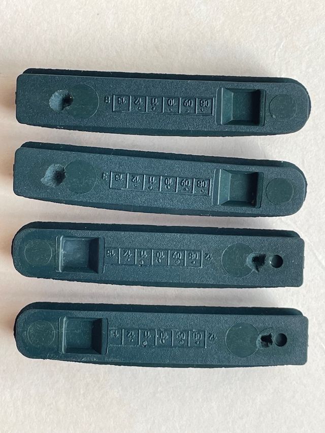 Zapatas freno Swiss-Stop.Para llanta de aluminio