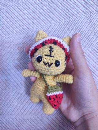 Amigurumi Gato Sandía Crochet
