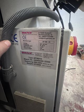 RENZ AutoPunch AP 360 V4 Encuadernadora