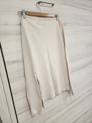 Jersey beige mujer
