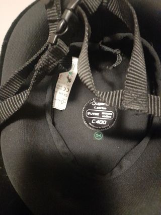 Casco equitación terciopelo negro