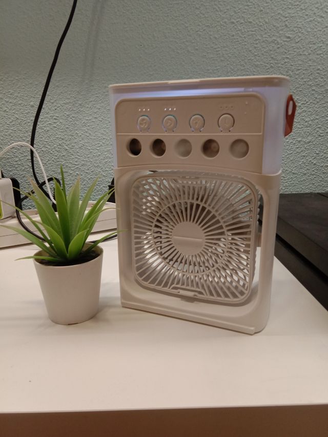 Ventilador-Humidificador blanco Nuevo