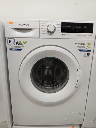 Lavadora Daewoo 6kg A+++