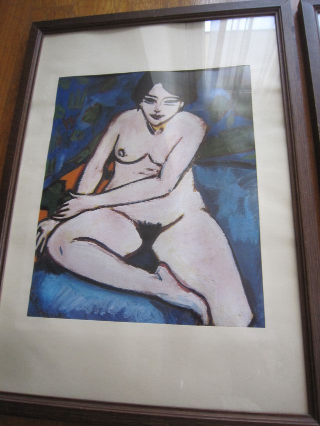3 Quadri Vintage ripr. Ernst Ludwig Kirchner