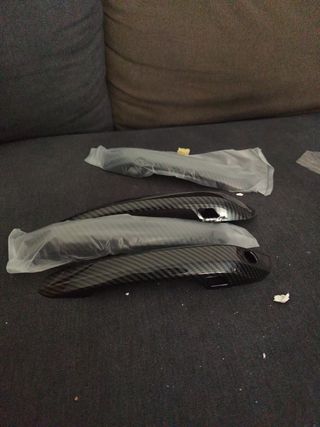 4 Cubiertas de manija Audi A4/A5/Q5 Carbono
