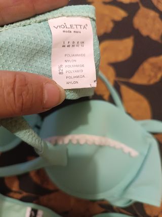 Bikini Violetta - Talla S - Verde Agua