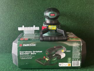 Lijadora Orbital Inalámbrica Parkside 20V
