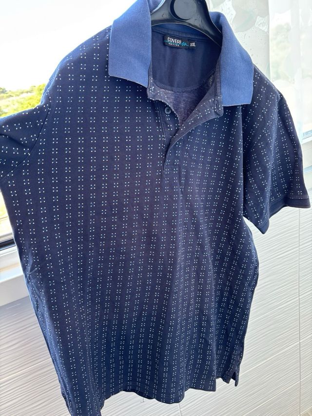 Polo COVERI Uomo XXL Blu