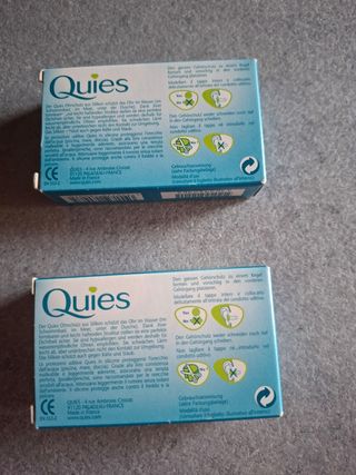 Tappi auricolari Quies silicone - 2 confezioni