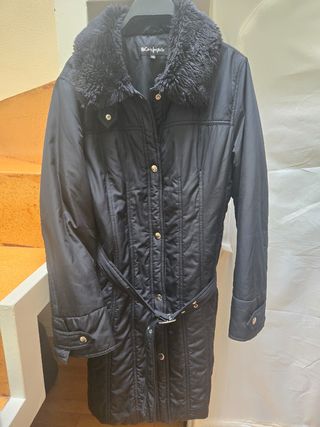 Abrigo El Corte Inglès negro - Talla L