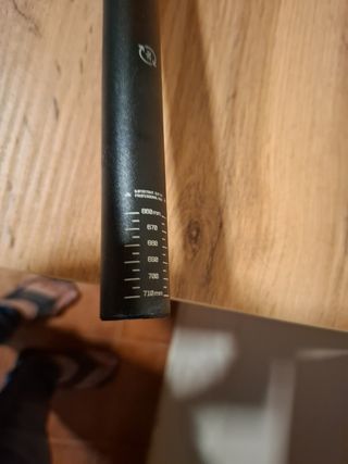 Manillar y potencia aluminio bici