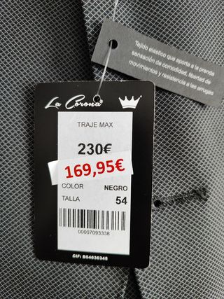 Traje gris caballero A ESTRENAR