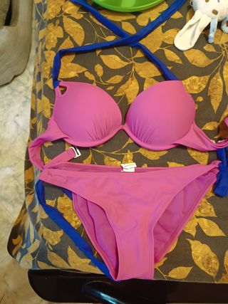 Bikini rosa talla S