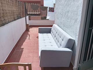 Sofá cama gris - 2 plazas