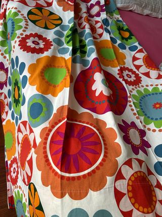 Cortinas infantiles - Flores - 2 paneles 148x148cm