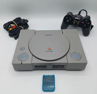 PS1 (PlayStation 1) Grigia + Controller