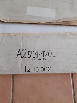 Papel A2 (594x420mm) - 250 hojas