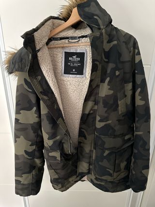 Cazadora Hollister camuflaje M